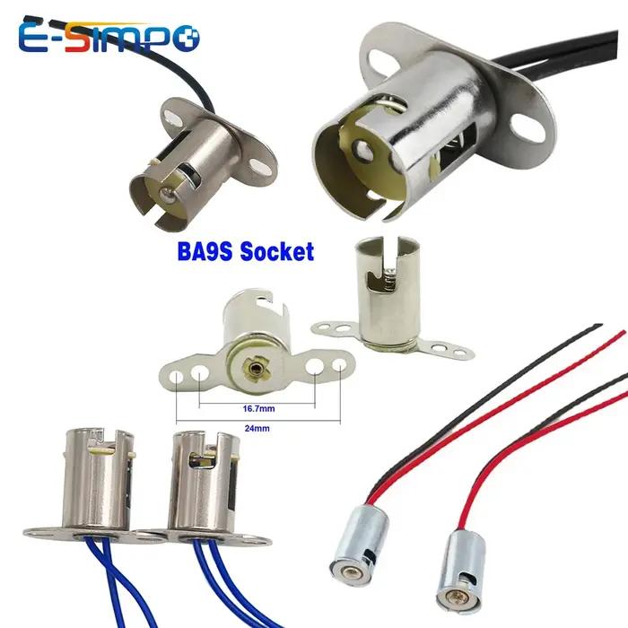 2 pièces 1157 BA15D BAY15D 1156 BA15S 4 pièces BA9S Auto voiture clignotant lumière LED ampoule fil