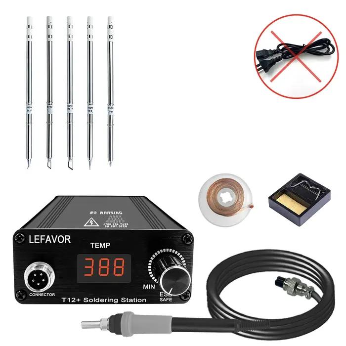 Station de soudage T12 + fer à souder 1.3 pouces OLED