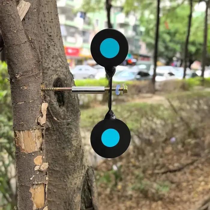 Fronde épaisse de 3mm pour l'intérieur et l'extérieur, pratique de tir, cible ronde à double tête, r