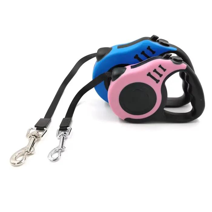 Laisse rétractable pour chien de 3 mètres et 5 mètres