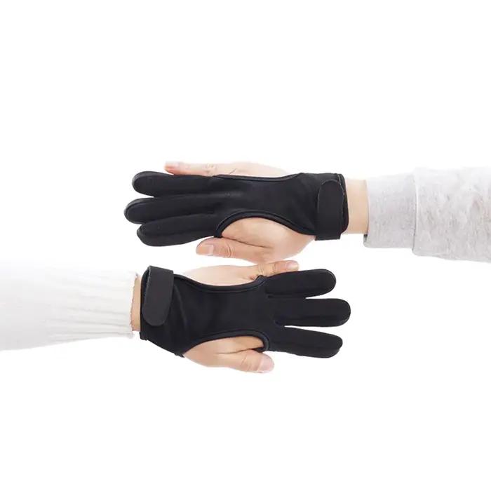 Protection main garde trois doigts accessoire sport extérieur tir archerie récurve