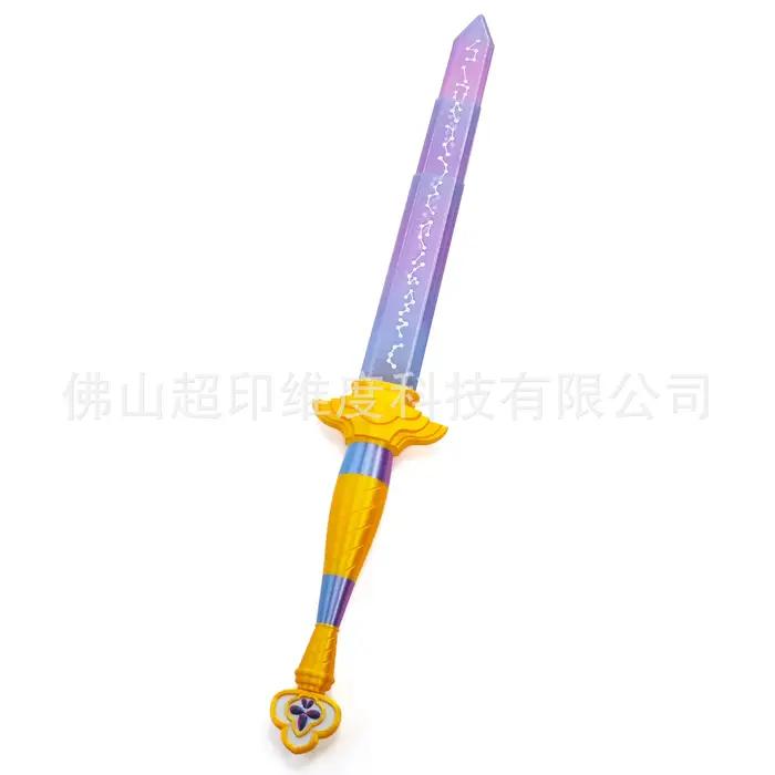 Couteau de chasseur en plastique gris clair pour cosplay et costumes de carnaval trois pièces pour événements de jeu de rôle et anniversaires