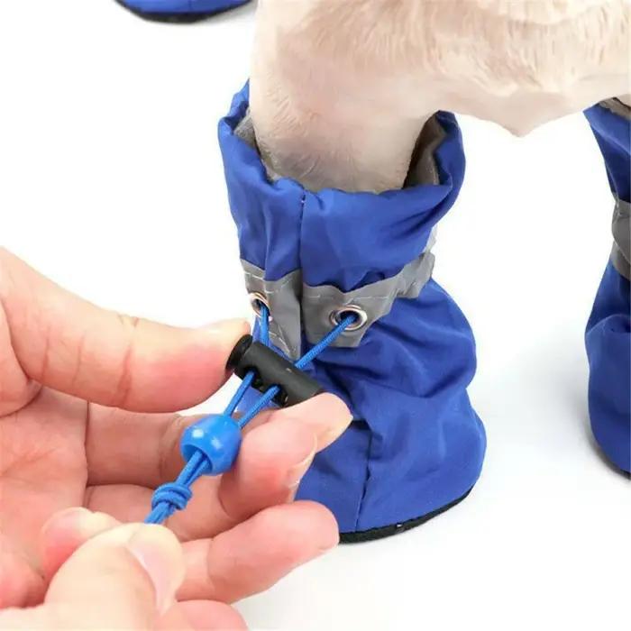 Chaussures de Randonnée Imperméables Pour Chiens Petites Tailles Pantoufles Moyennes Pour Chiots Bottes Pour Chiens Occasions Spéciales Sécurité En Plein Air