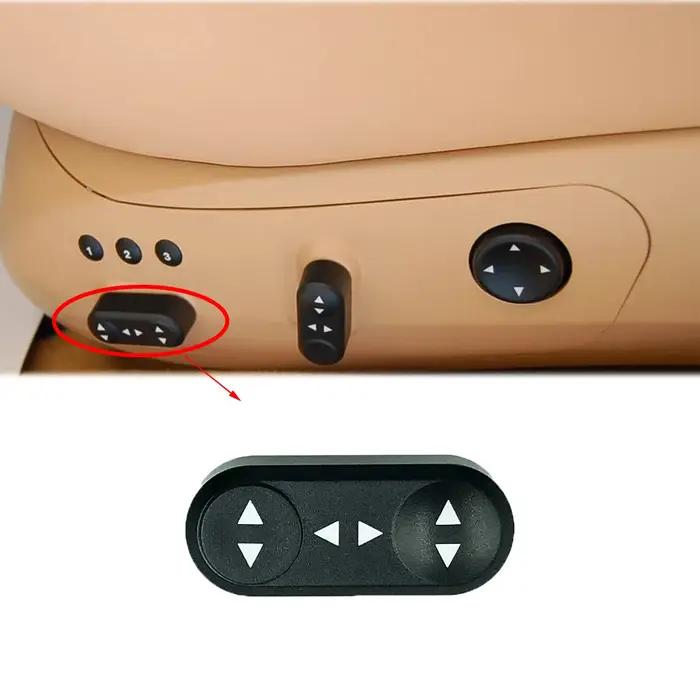 ESIRSUN bouton de réglage du coussin de siège avant adapté pour Maserati GranTurismo Grancabrio Quat
