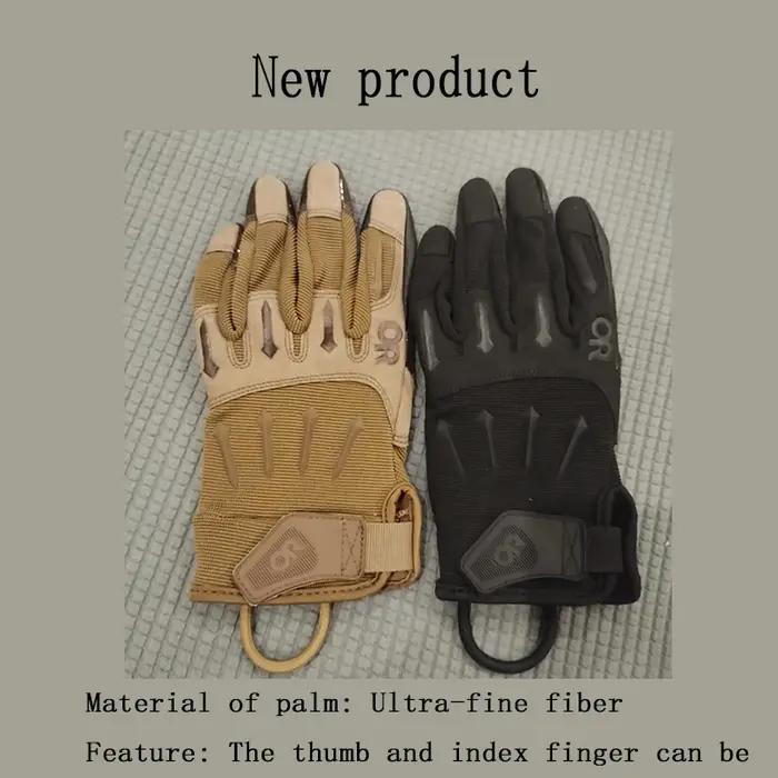 Gants de visée fer pour exploration terrain et camping, protection optimale pour activités extérieures