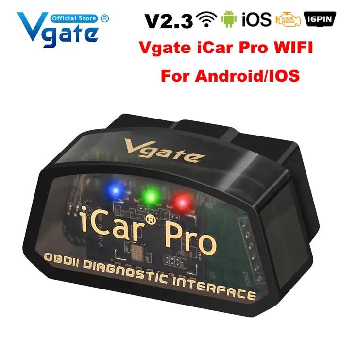 Vgate iCar Pro elm327 V2.3 OBD 2 OBD2 outils de diagnostic de voiture WIFI Bluetooth 4.0 pour Android/IOS BT3.0