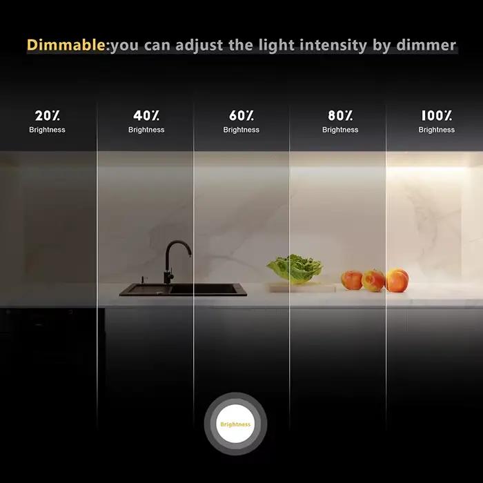 Bande LED COB Double rangée 10000lm Super lumineuse 600 LED s/m bande LED Flexible à intensité varia