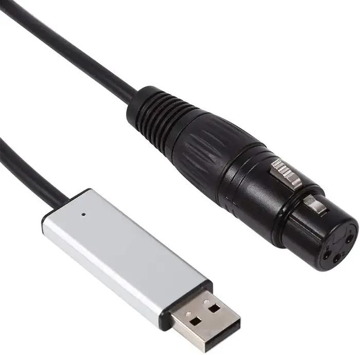 Câble adaptateur petUSB vers DMX pour scène Chang, tête mobile, longueur de la lumière, ordinateur P