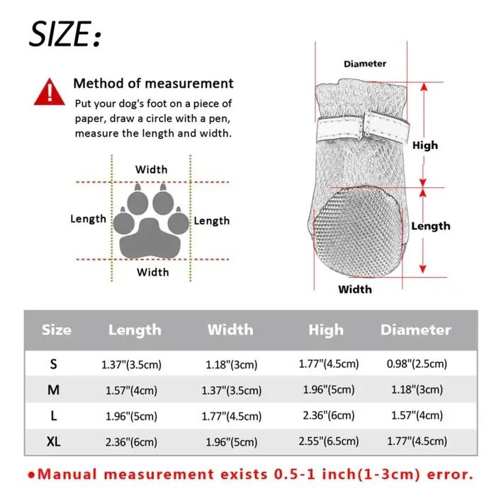 Chaussures pour animaux de compagnie chiot extérieur fond souple pour chat Chihuahua bottes de pluie