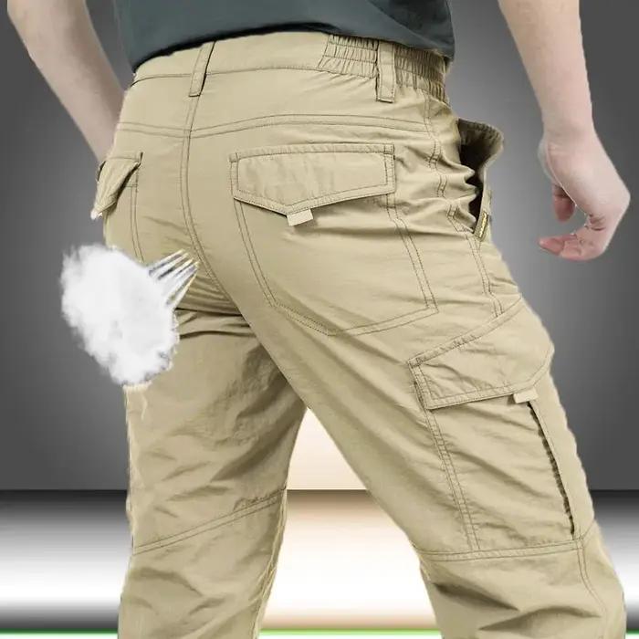 Pantalon cargo tactique été militaire léger imperméable - Randonnée camping respirant séchage rapide homme