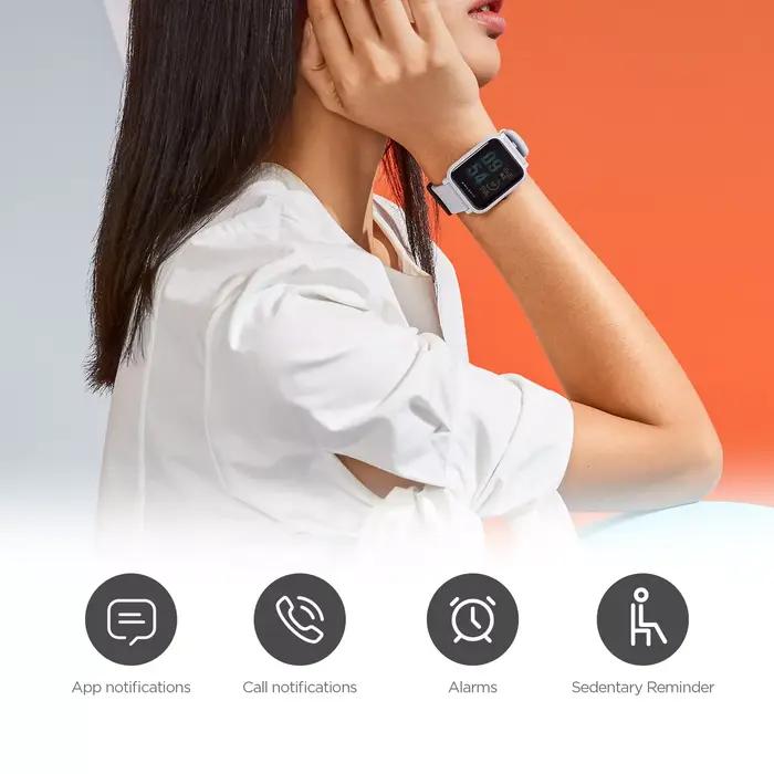 Amazfit – montre connectée Bip, Bluetooth, GPS, boussole, moniteur de fréquence cardiaque, étanchéit