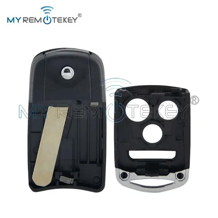MYREMOTEKEY Flip voiture télécommande coque Fob 2/3/4 boutons MLBHLIK-1T pour Honda Acura Civic Acco