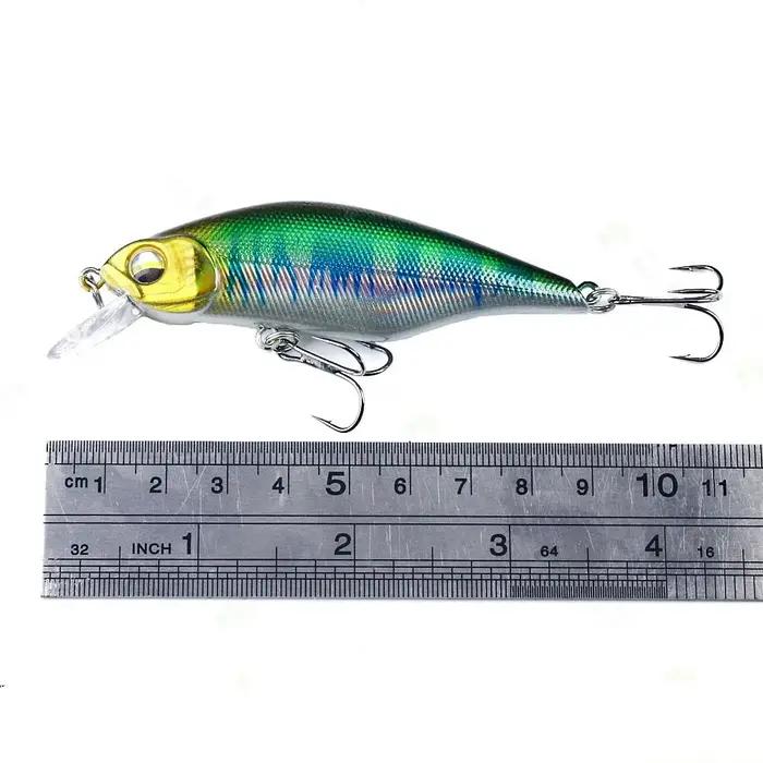 Leurre méné rigide coulant en plastique, appât artificiel wobbler idéal pour la pêche au brochet ou