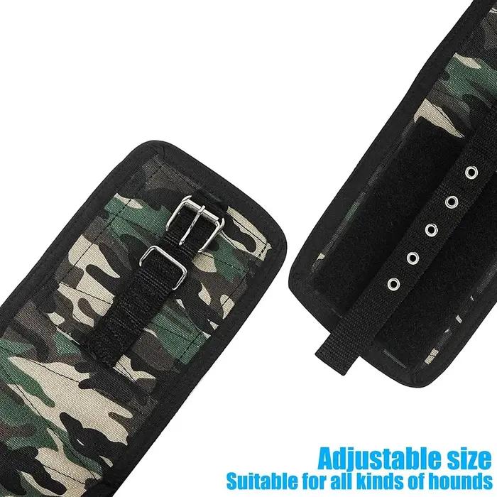 Armure de chien de chasse en lin verte pour protection tout-terrain et toutes les saisons