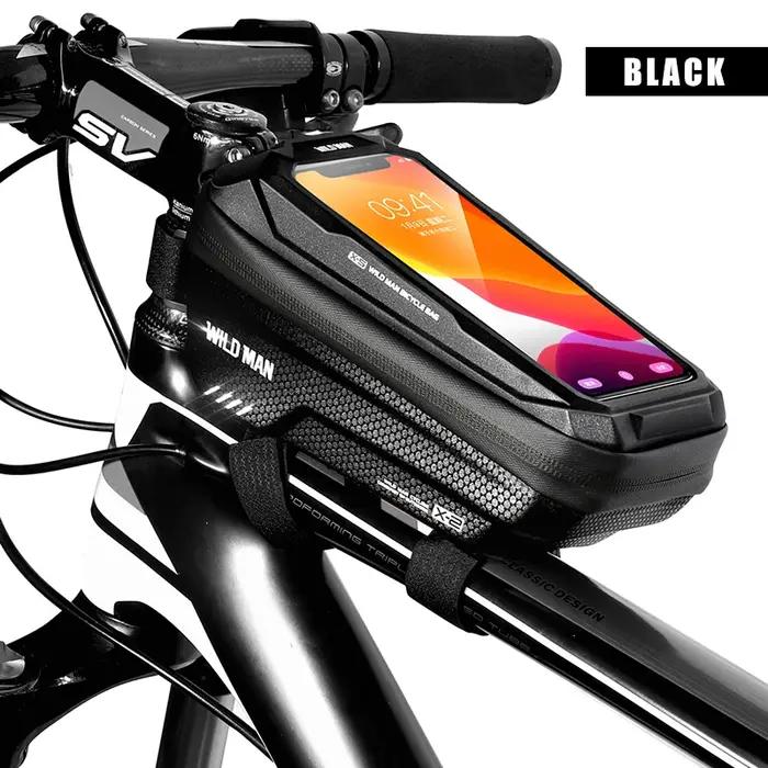WILD MAN X2 sac de vélo EVA coque rigide écran tactile étanche haute capacité