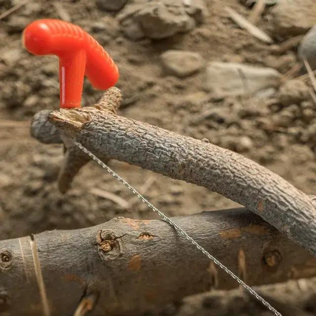 Scie à chaîne manuelle à corde en acier, outils de survie d'urgence portables pour voyage, Kits de fil d'acier, équipement de Camping en plein air pour randonnée