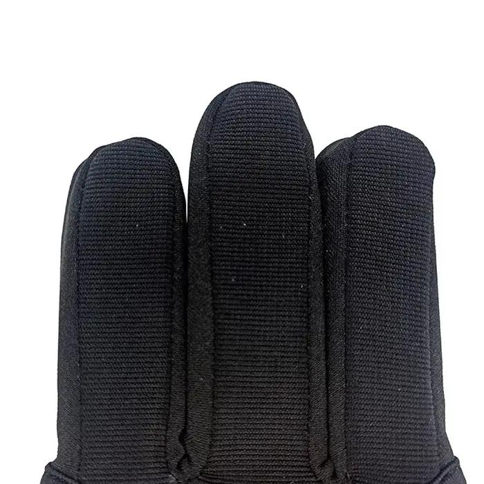 Gants de chasse 3 doigts antidérapants en cuir respirant pour protection des doigts et sécurité