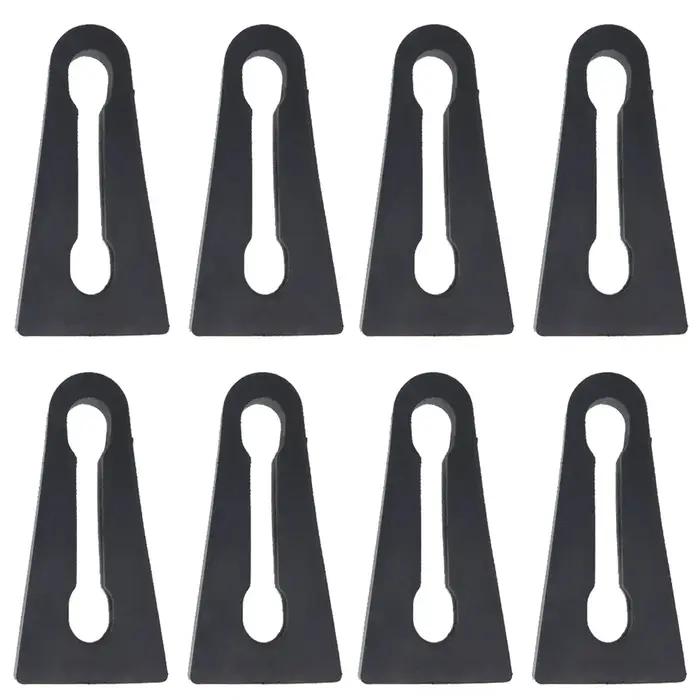 Amortisseur de serrure de porte joint d'amortissement absorbant les chocs pour VW Bora Caddy Golf Jetta Transporter Passat Polo Scirocco Tiguan Touareg Touran confort silencieux intérieur