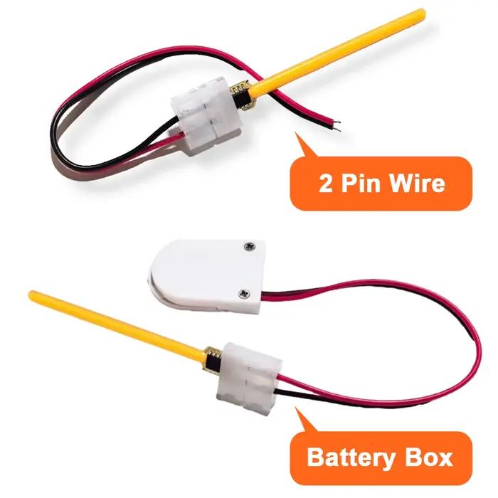 Lampe LED à flamme qui coule 3V, lumière à Filament de pluie de météores COB 40mm 59mm 70mm, bande F