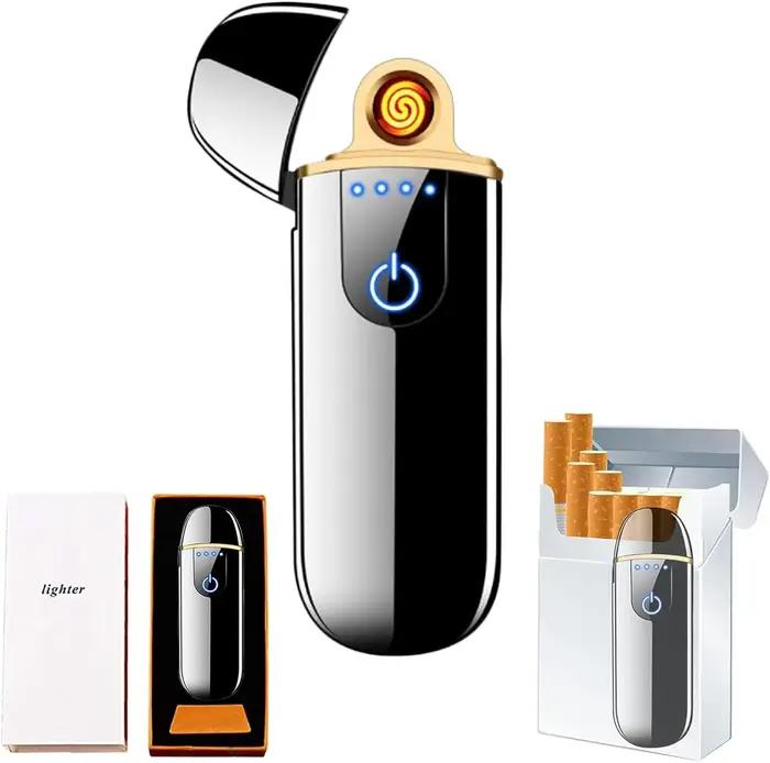 Briquet électronique intelligent avec indicateur de puissance, aste par USB, compatible avec Touch V