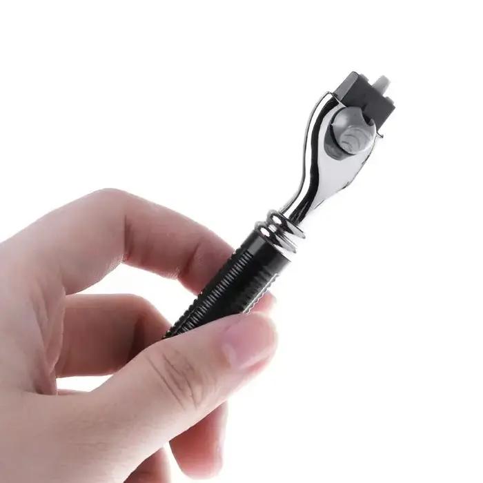 Rasoir de sécurité à rotation manuelle pour hommes, trois couches, sans lames, coupe de la barbe, du visage, de la moustache, accessoire pour hommes