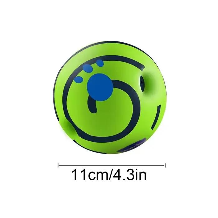 Jouet interactif Wobble Wag Giggle Ball caoutchouc pour chiens sons amusants intelligence stimulation jeux intérieurs extérieurs occasions spéciales