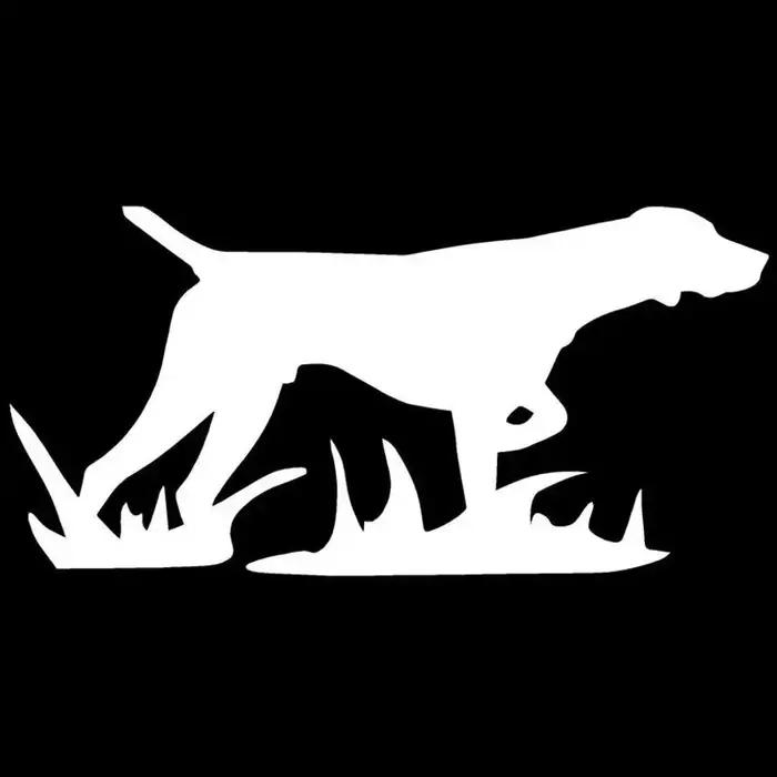 Autocollant de voiture personnalisé chien de chasse élégant vif style de voiture accessoires de pare
