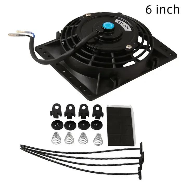 Ventilateurs de refroidissement de radiateur mince 650CFM de 6 pouces