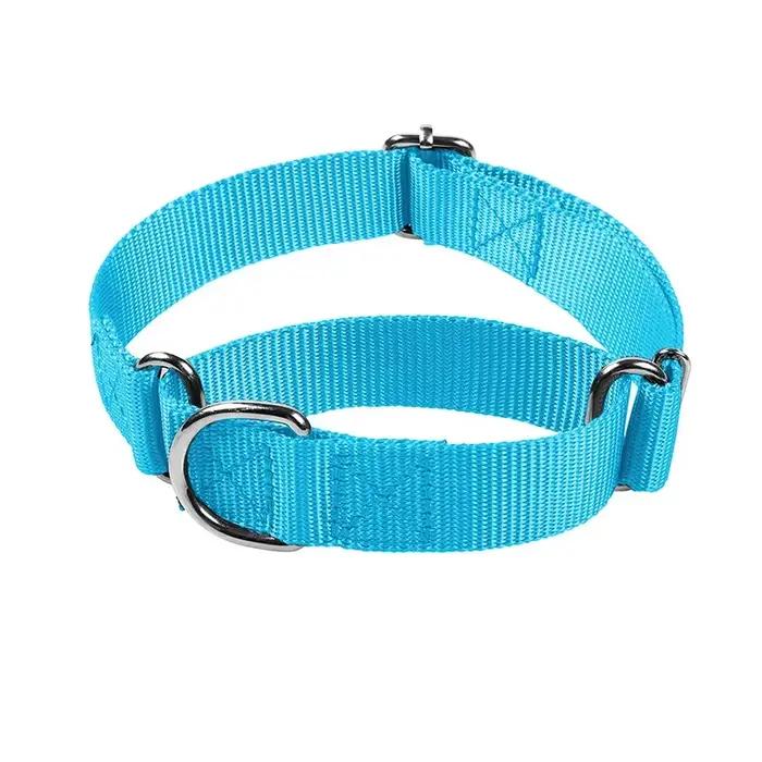 Collier de chien Martingale collier d'entraînement robuste collier de chien de Service en Nylon Dura