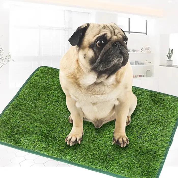 Tapis d'herbe pour chien coussin de pipi gazon artificiel
