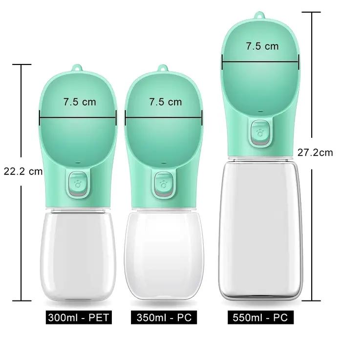 Bouteille d'eau portable pour chiens de petite et grande taille