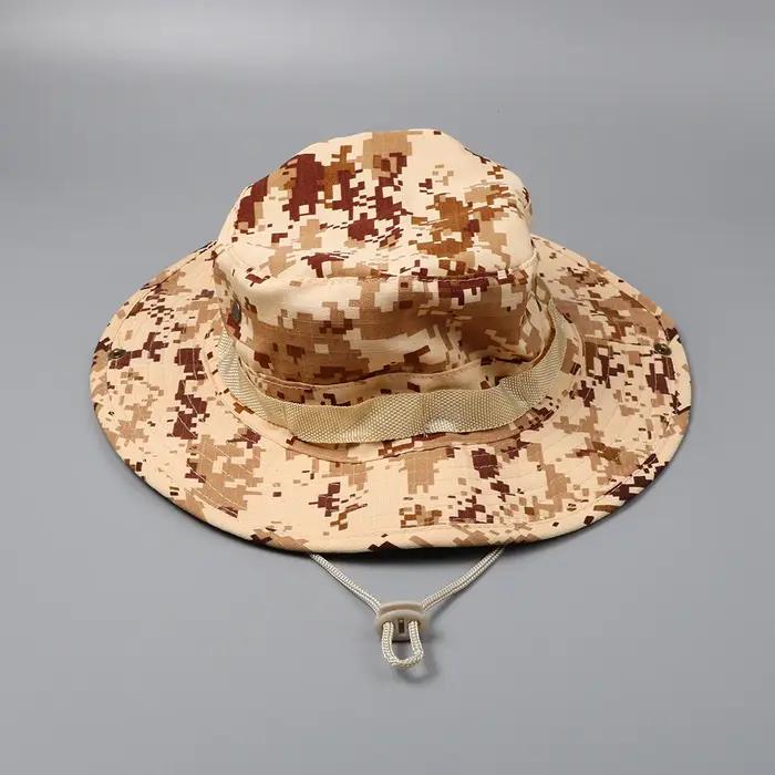Casquette camouflage tactique 59CM pour chasse et pêche - Boonie hat homme extérieur sport