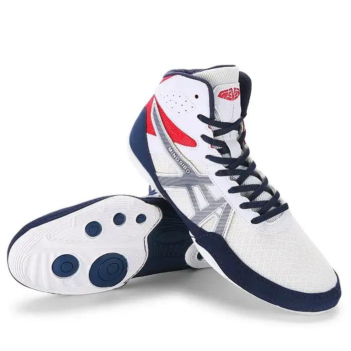Chaussures de lutte pour hommes et femmes, baskets d'entraînement en plein air, de boxe, de qualité,