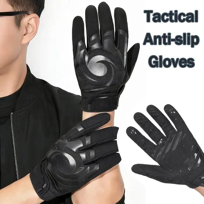Gants tactiques anti-dérapants résistants écran tactile pour protection mains chasse combat tir cyclisme