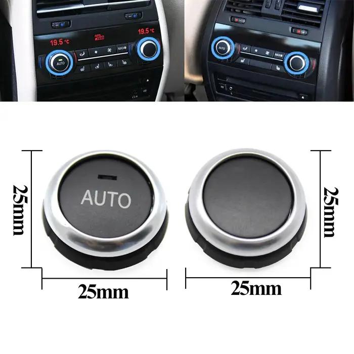 Couvercle de bouton de climatiseur de voiture, remplacement des capuchons de commutateur audio de cl