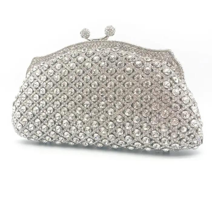 Approvisionnement d'usine Hot Crystal Diamond Purse Ladies