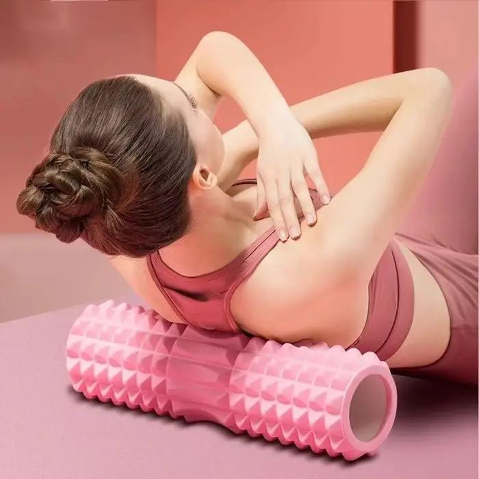 Rouleau de mousse de Yoga 45cm, bloc de massage musculaire, outils de pilates, colonne de Yoga, ense