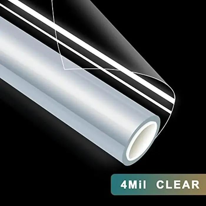 Film de sécurité transparent pour fenêtre, 4 Mil, incassable, pour fenêtres en verre, Film en verre trempé anti-éclatement pour la maison et le bureau