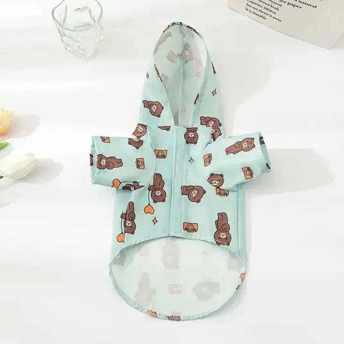 Imperméable pour chien avec chapeau – Manteau d'été