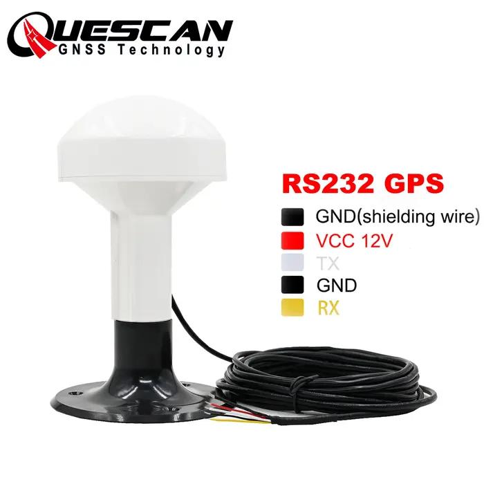 QUESCAN R70L RS232 Antenne Récepteur GPS 12V Marine NMEA0183 GPS 4800 Baud 12V 24V Large Tension