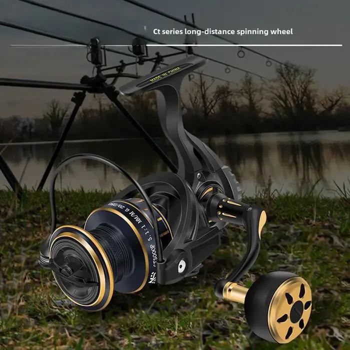 Hunter et pêche roi microobjet roue rotative entièrement en métal Taurus CT lancer lointain goutte d'eau