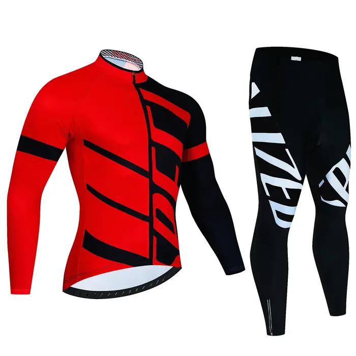 Maillot de cyclisme de l'équipe pour hommes
