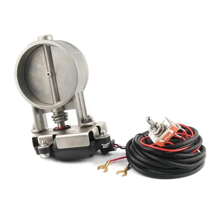 Soupape de commande électrique en acier inoxydable avec interrupteur de soudage pour bricolage et modifications de véhicules occasions spéciales