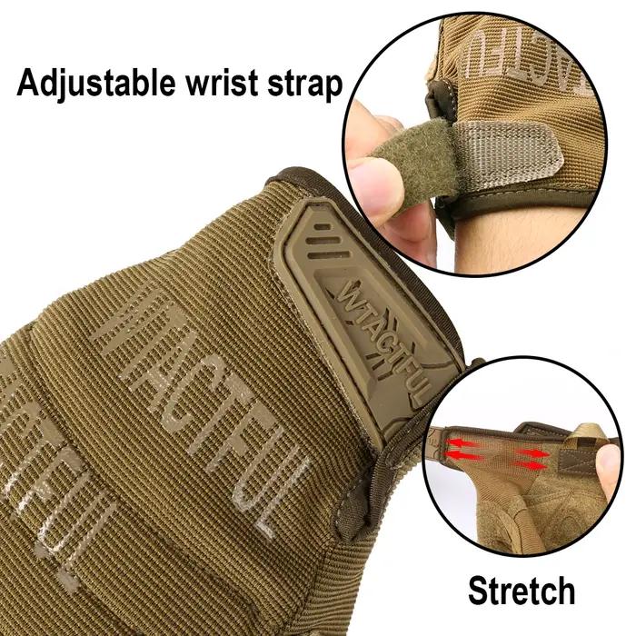 Gants tactiques extérieur écran tactile sport escalade tir chasse équitation vélo doigts complets anti-dérapants
