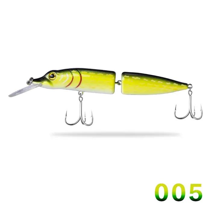 Leurre Hunthouse Pike Minnow Appât Dur Minnow Artificial Swimbait Pour Pêche en Mer Rivières Lacs Occasions Spéciales
