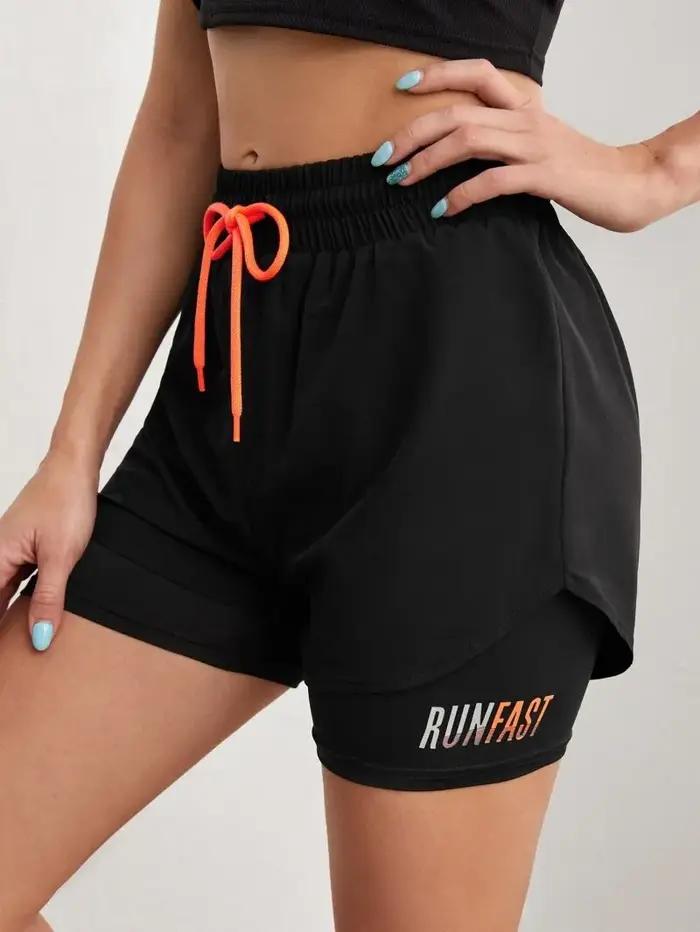 Short de Yoga taille haute pour femmes