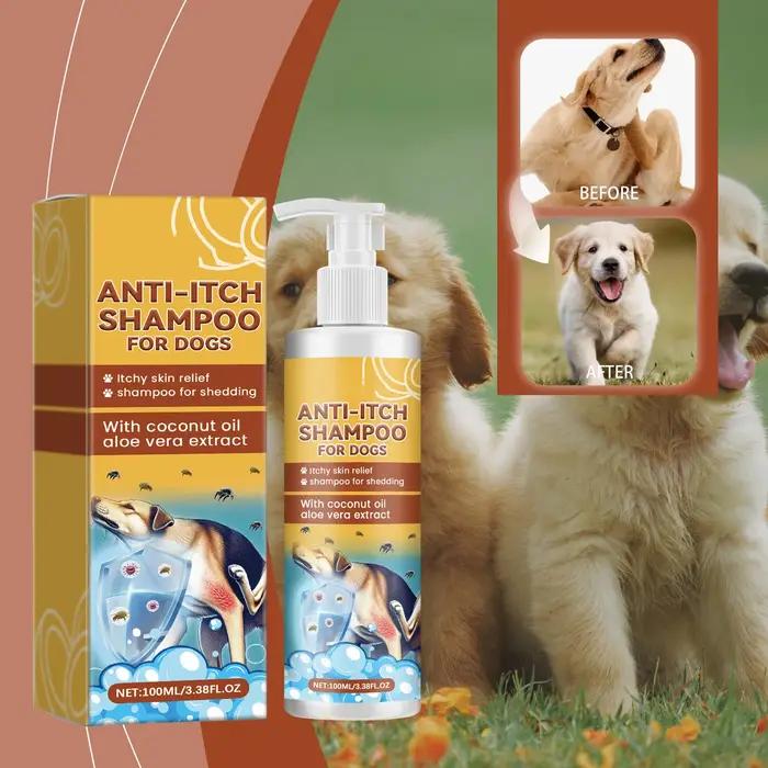 Shampooing anti-démangeaison pour chiens