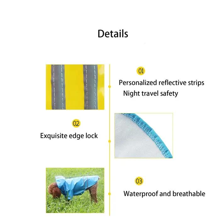 Imperméable à capuche pour chien