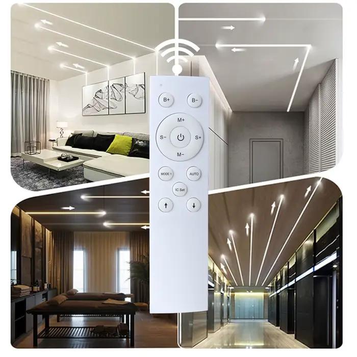 Contrôleur LED d'eau courante avec télécommande RF 12 touches pour bande lumineuse de Pixel de cours