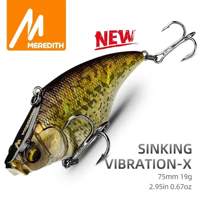 MEREDITH VIBRATION-X VIB 75mm 19g Wobblers matériel de pêche leurres de pêche appâts vibrants pour a
